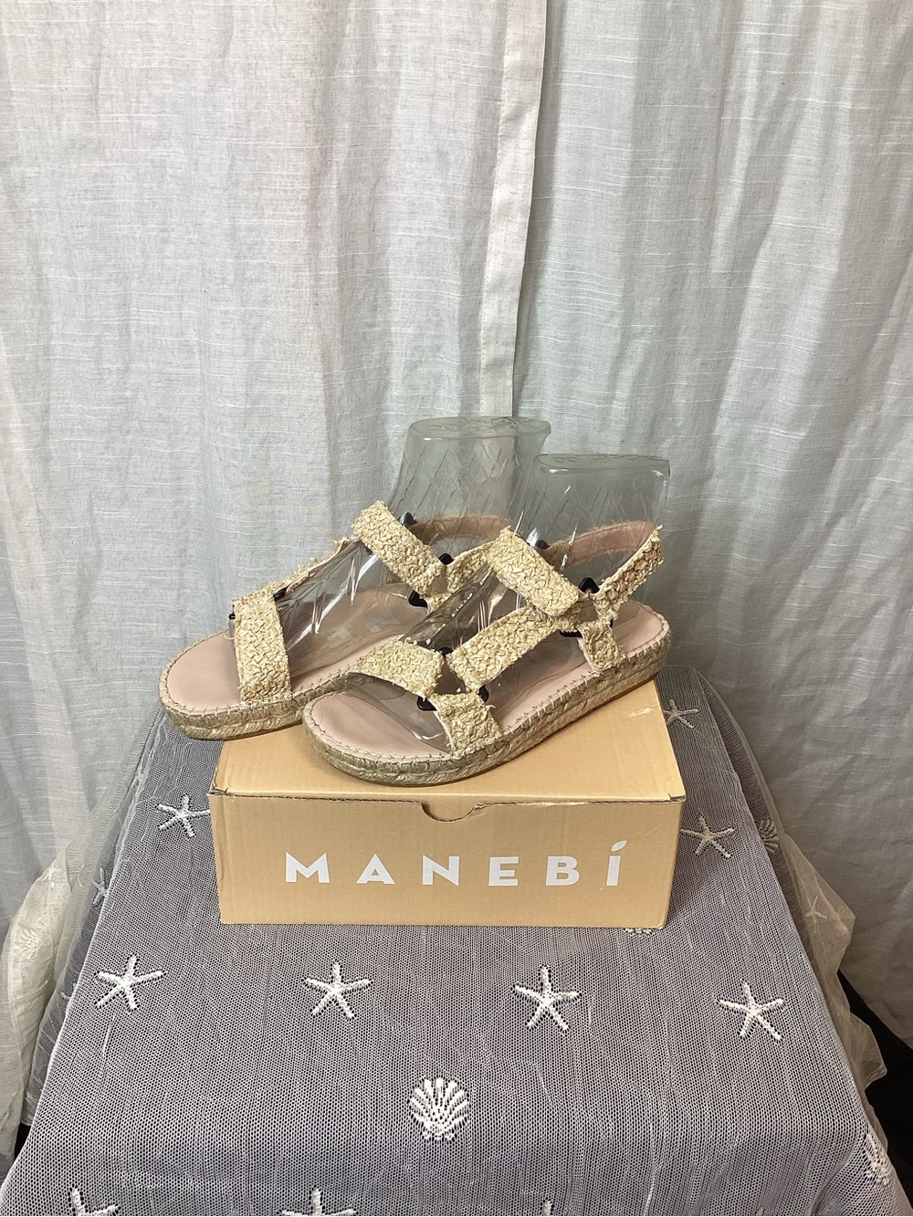 MANEBÍ Yukatan Hiking Sandal Espadrilles; Size: 7.5
